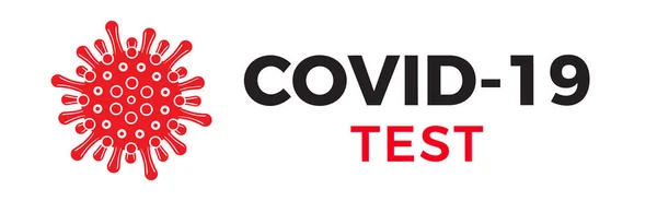 Covid Coronavirus Teks Pesan Dan Ikon Virus Ilustrasi Vektor - Stok Vektor