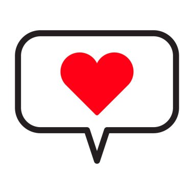 Bildirim simge gibidir. Sosyal ağ uygulama simgesi. Vektör illüstrasyonu