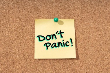 Panik yapma. Sarı nota basma.