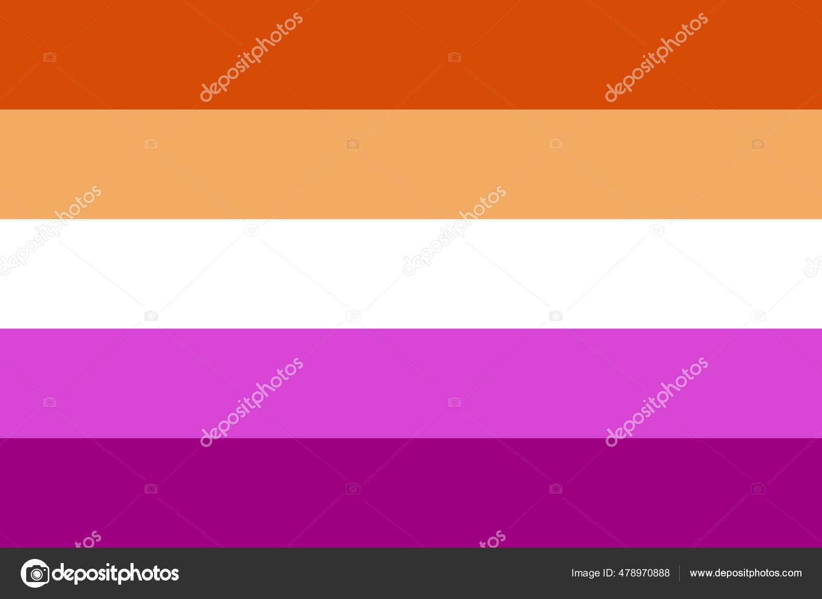 Иллюстрация концепции лгбт-лесбиянки фон обои широкий баннер | Премиум Фото