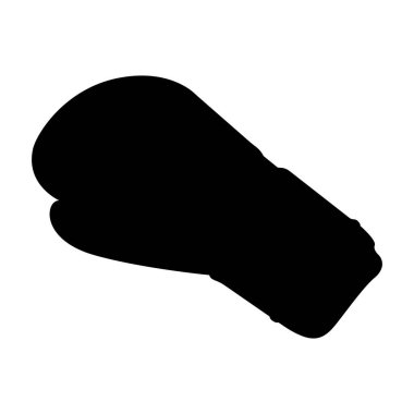 Boks Eldiveni Silueti Grafik Çizimi