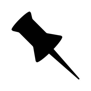 Pin siluetini it Grafik Resimlemesi
