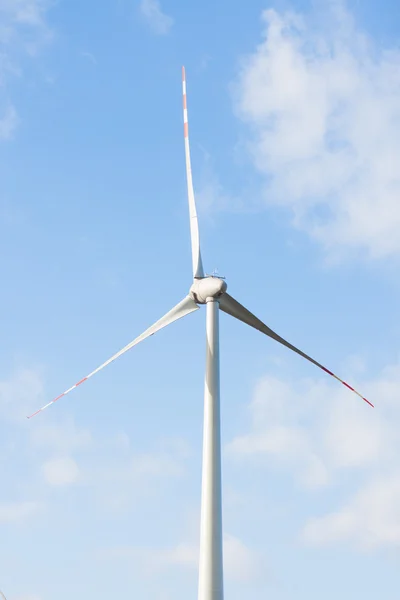 Windmill wind power plant - on the field — Stock Photo, Image