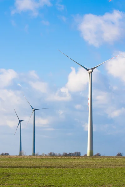 Wind farm on a background of sky — Stock Photo, Image