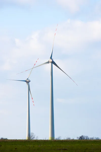 Wind farm on a background of sky — Stock Photo, Image