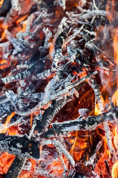 A hő, a tűz, mint a háttér — Stock Fotó