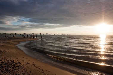 Baltık Denizi 'nde gün batımı