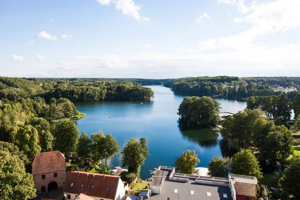 Lago en Lagow en Polonia —  Fotos de Stock