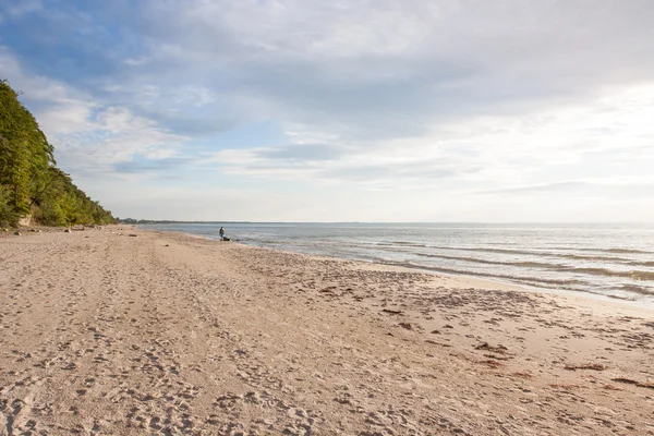 Coast of the Baltic Sea in Poland Stock Photo