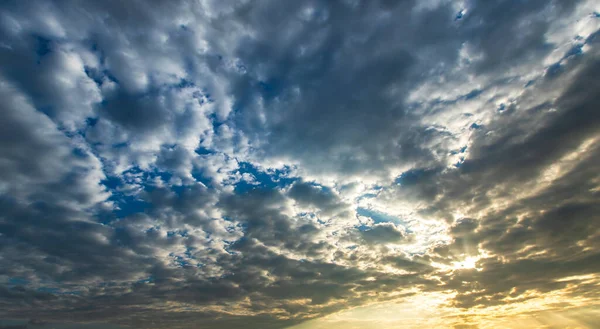 Gyönyörű Felhőkkel Háttér Felhőkkel Időjárás Természet Felhő Kék — Stock Fotó