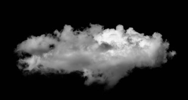 İzole edilmiş elementler üzerinde tasarım için beyaz bulutlar.