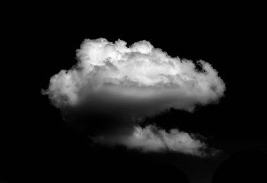 İzole edilmiş elementler üzerinde tasarım için beyaz bulutlar.