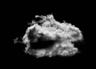 İzole edilmiş elementler üzerinde tasarım için beyaz bulutlar.