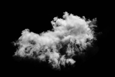 İzole edilmiş elementler üzerinde tasarım için beyaz bulutlar.