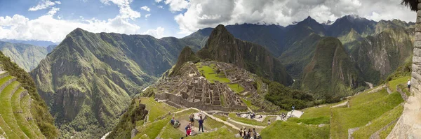 Machu Picchu Perú Abril 2014 Vista Panorámica Increíble Ciudad Inca — Foto de Stock