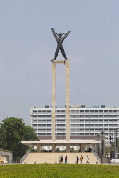 Jakarta Indonesia October 2019 West Irian Liberation Monument Післявоєнний Модерністський — стокове фото