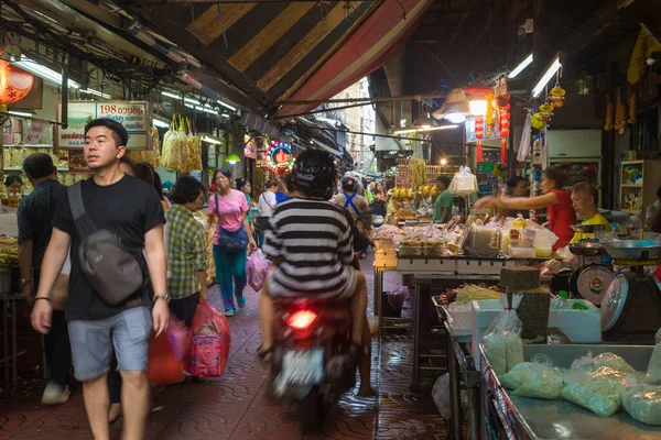 Bangkok Tailandia Enero 2020 Puestos Comida Venta Recuerdos Varios Trastos —  Fotos de Stock