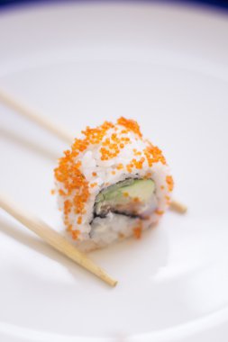 Japon restoranı somon suşi