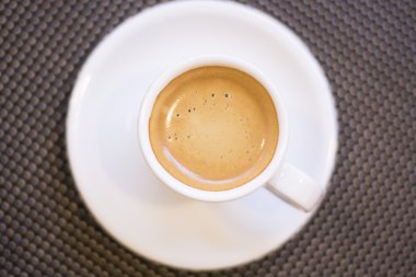 Espresso kahve Kupası ve fincan tabağı