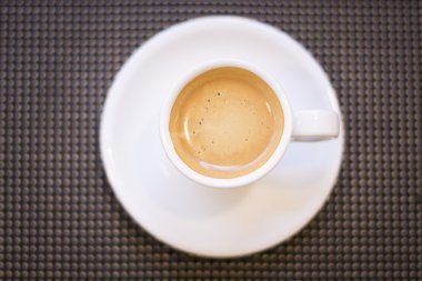 Espresso kahve Kupası ve fincan tabağı