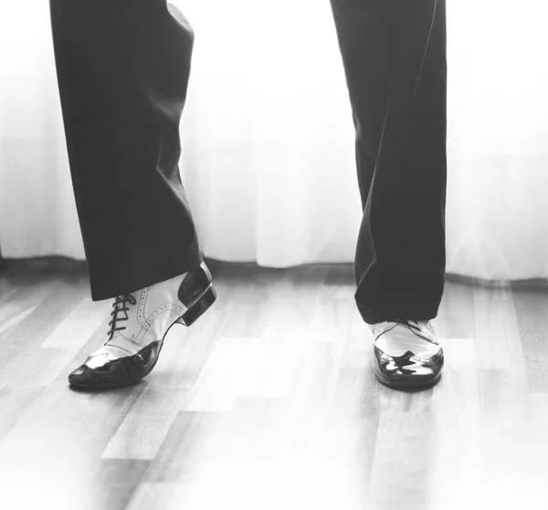 Taneční sál taneční boty — Stock fotografie