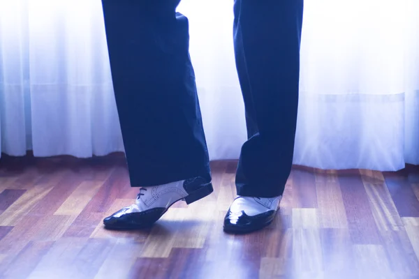 Ballroom danser in dansstudio — Stockfoto