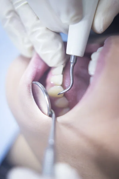 Dentistas clínica dental — Foto de Stock