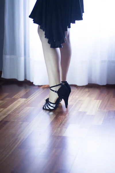 Танцовщица бальных танцев — стоковое фото