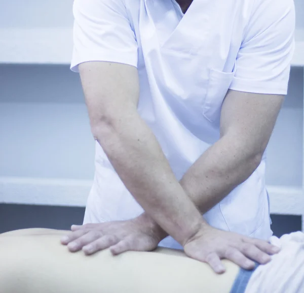 Myofasciální osteopatie fyzioterapie — Stock fotografie