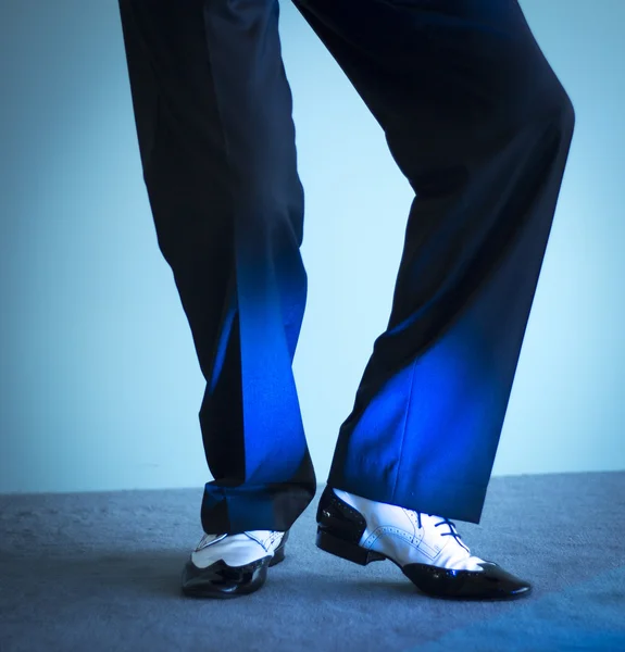 Мужская танцевальная обувь — стоковое фото