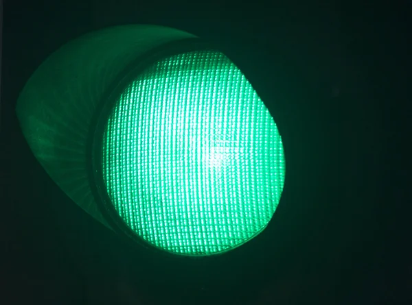 Tráfego verde ir luz — Fotografia de Stock