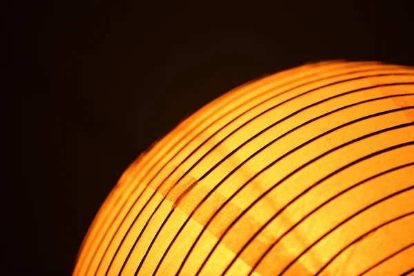 Orange Chinese paper lantern light semi abstract — Stock Photo, Image