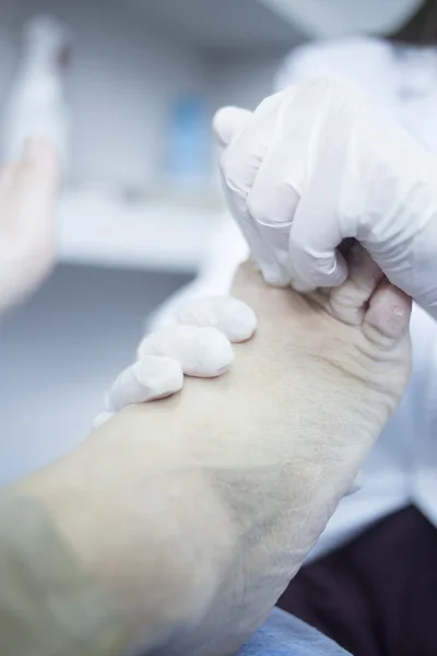 Podologie Podologe Chiropodie Behandlung Klinik — Stockfoto