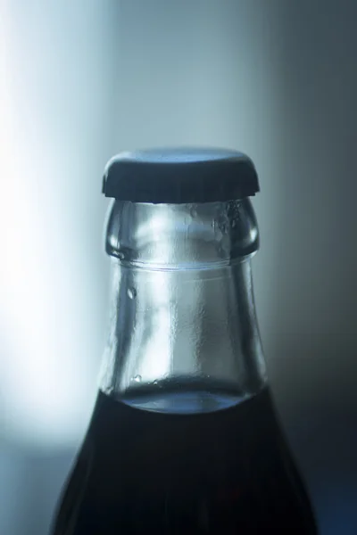Sycených sodovky sklenice cola nealko láhev — Stock fotografie