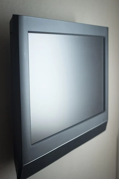 Televisor de pantalla plana con pantalla led en la pared —  Fotos de Stock