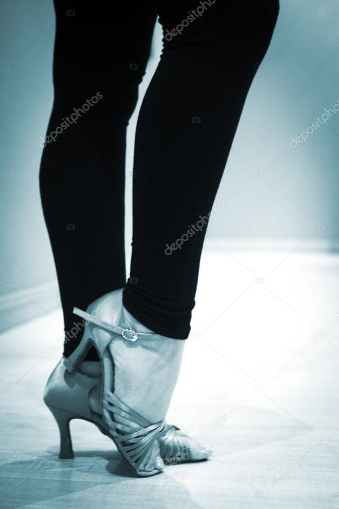 Shoes feet legs female ballroom dance teacher dancer