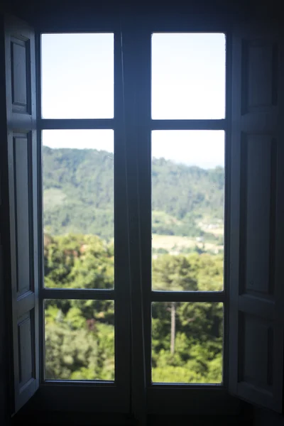 Window old country house Tuscany Italy — Stock Photo, Image