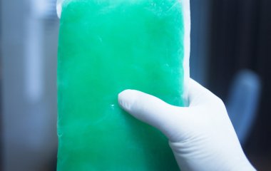 Yeşil fizyoterapi soğuk kas yaralanması jel paketi