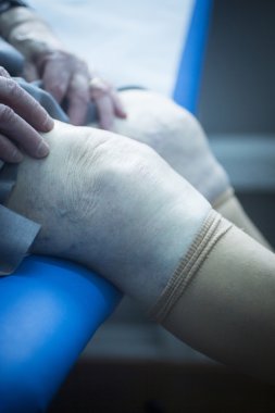 Fizik tedavi fizik tedavi hasta bacak