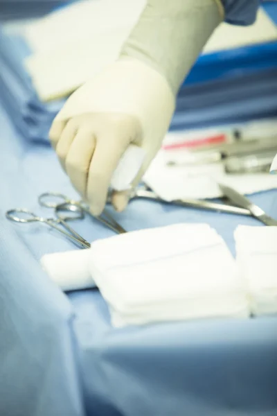 Hospital operating room surgical instrumentation — Stock Photo, Image