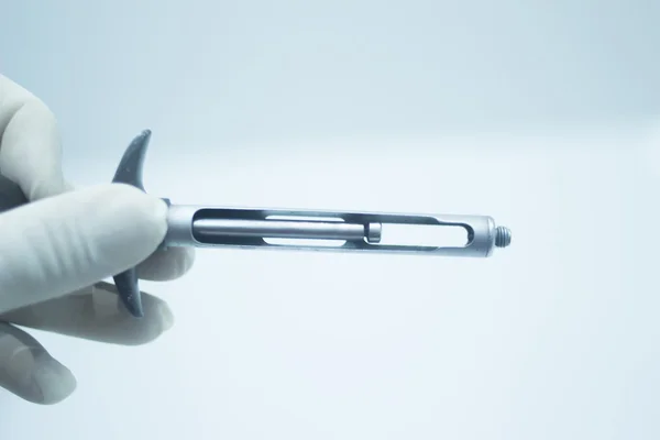 Dental equipment dentist anaesthetic gun — Stock Photo, Image