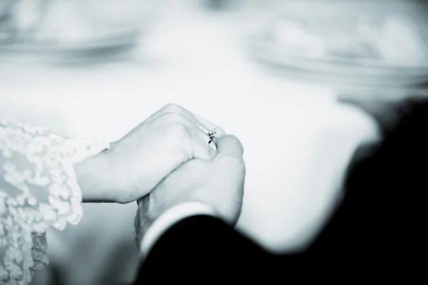 Wedding bride and groom in marriage — Stock Photo, Image