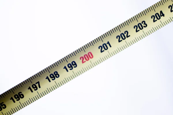 Measuring tape ruler cm numbers — Stock Photo, Image