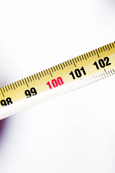 Measuring tape ruler cm numbers100 — Stock Photo, Image