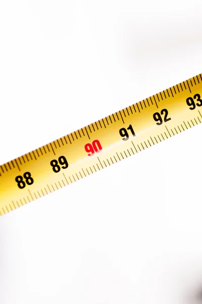 Measuring tape ruler cm numbers 90 — Stock Photo, Image