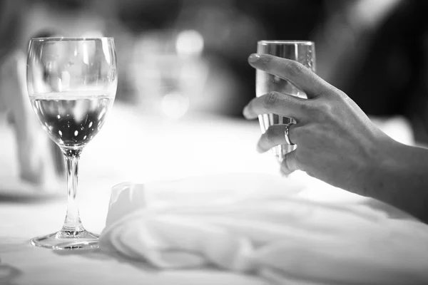Bröllop mottagning äktenskap parti drycker — Stockfoto