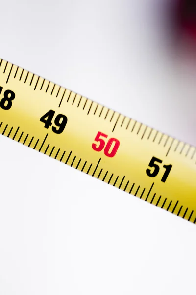 Measuring tape ruler cm numbers 50 — Stock Photo, Image