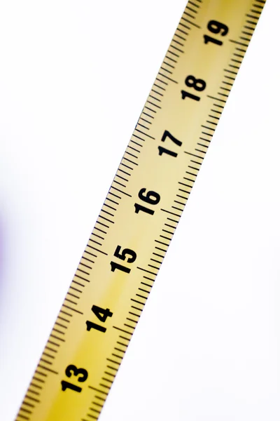 Maßband Lineal cm Zahlen 13 14 — Stockfoto