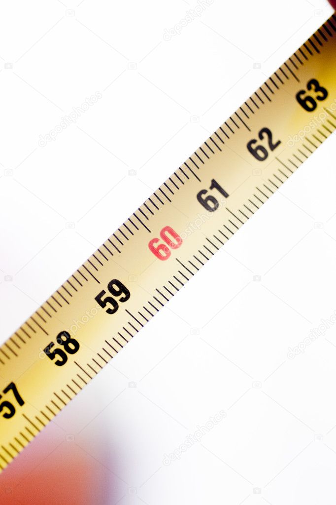 Measuring tape ruler cm numbers 60