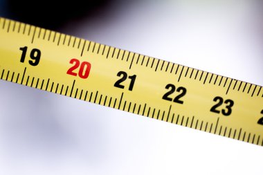 Ölçme bant cetvel cm numaraları